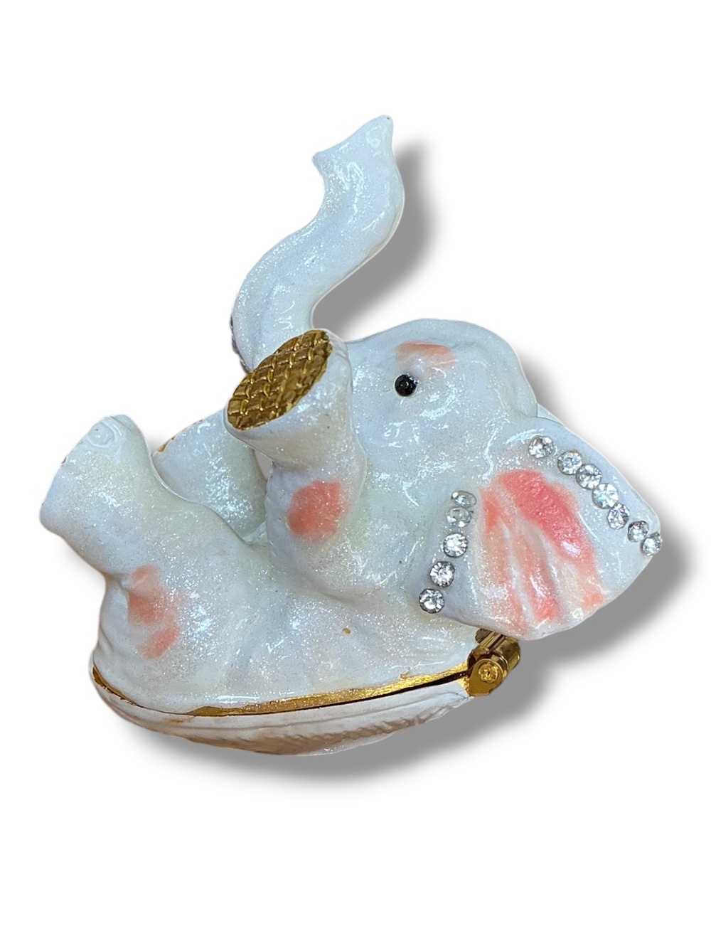 Dancing Elephant Rhinestone Jewelry Box - Picture 5 of 9